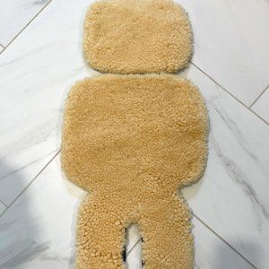 Shearling stroller liner